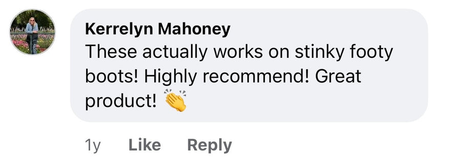 Customer comment screenshot