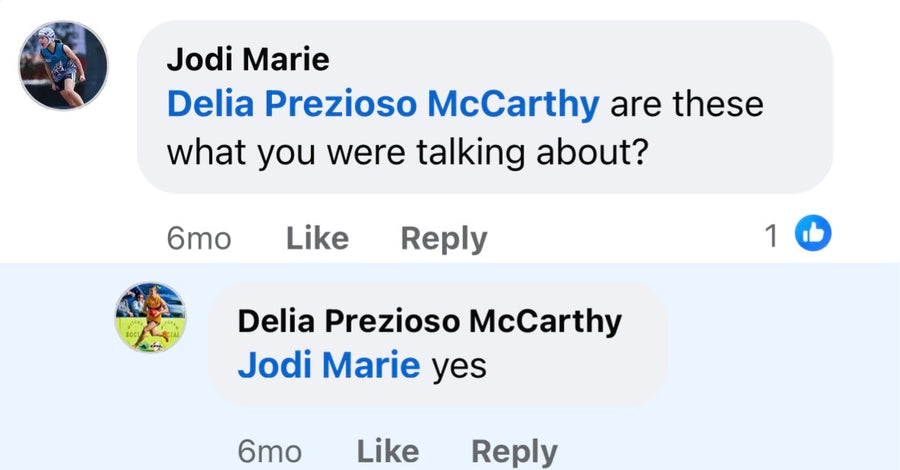Customer comment screenshot