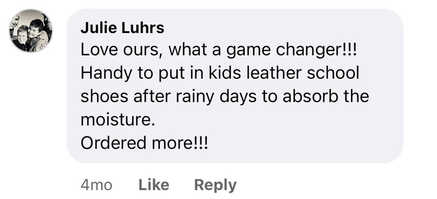 Customer comment screenshot