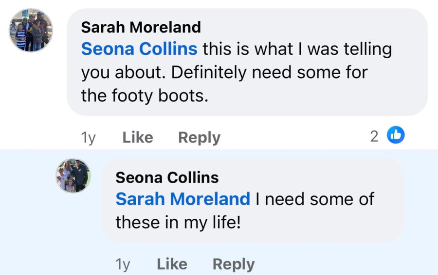 Customer comment screenshot