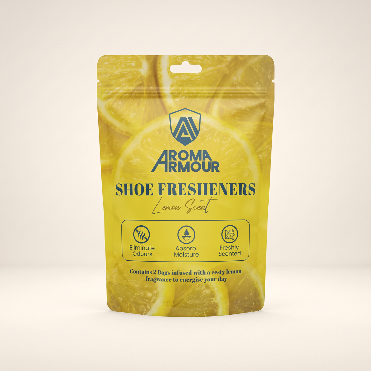 Zesty Lemon Shoe Freshener Packaging #cart-only