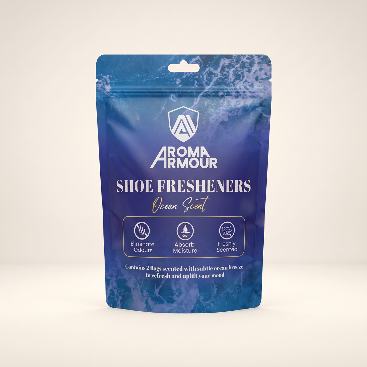 Ocean Breeze Shoe Freshener Packaging #cart-only